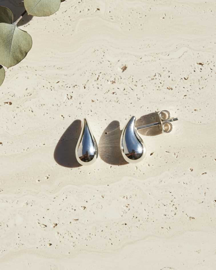 Small Bold Teardrop Earrings