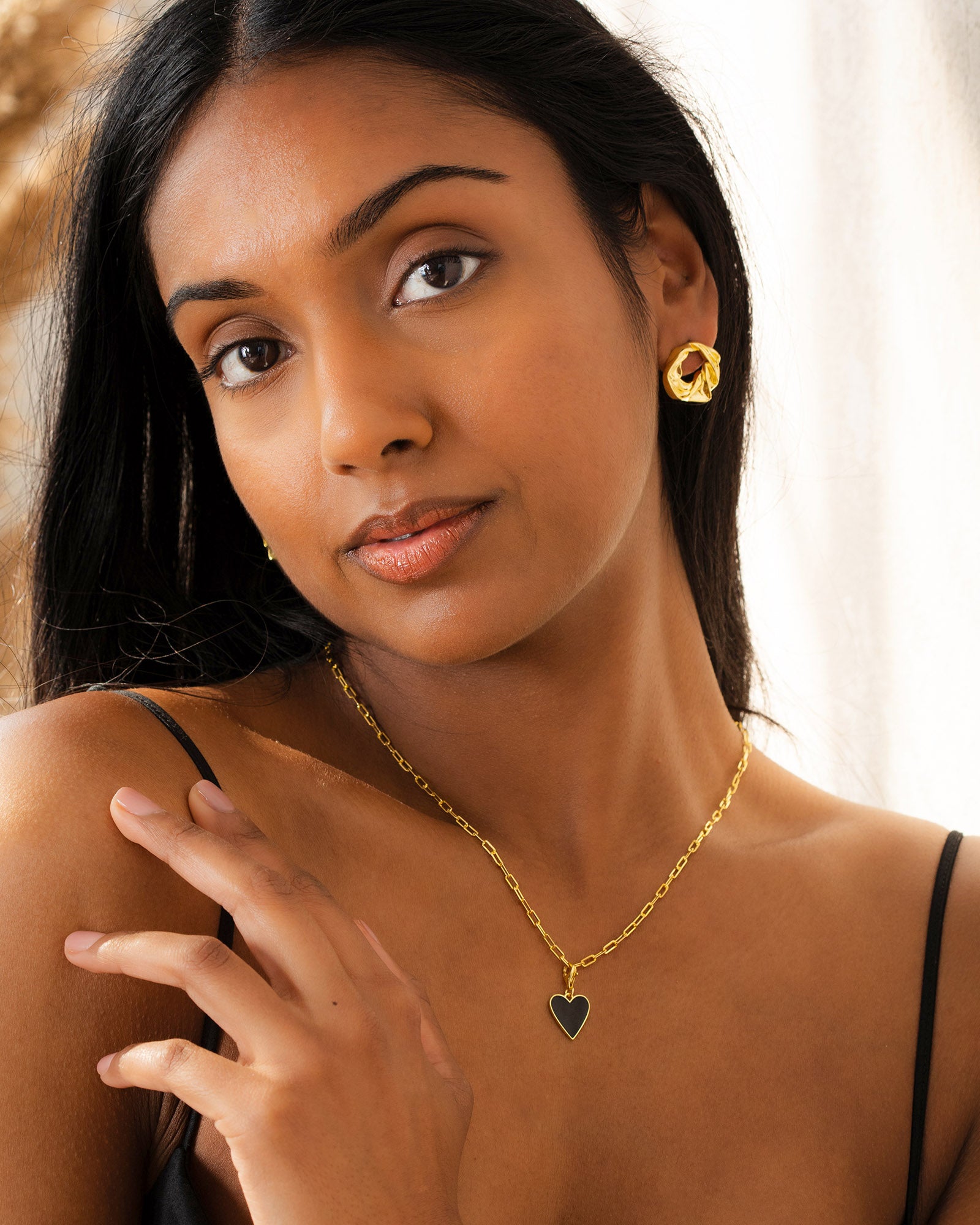 Molten Twist Statement Earrings