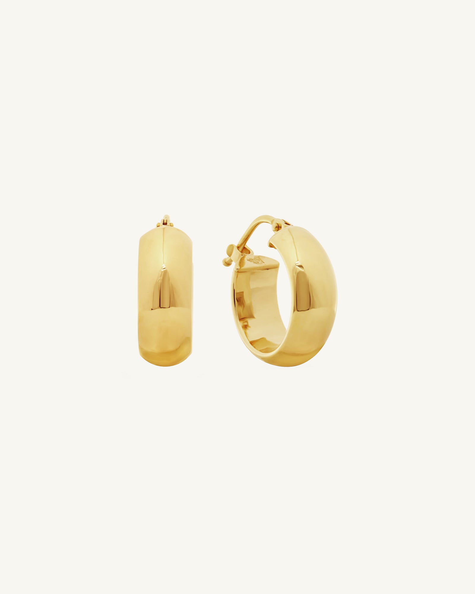 Chunky Mini Hoop Earrings
