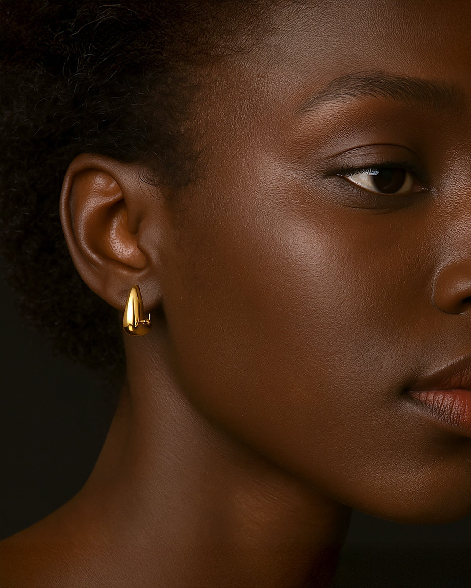 Bold Pyramid Hoop Earrings