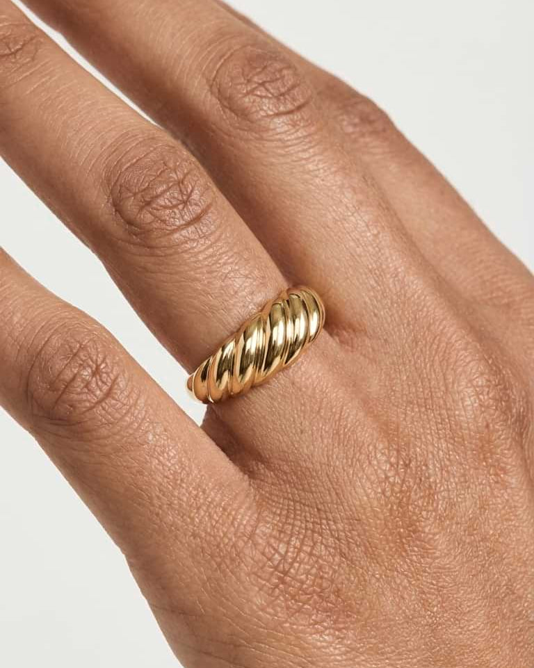 Bold Croissant Ring