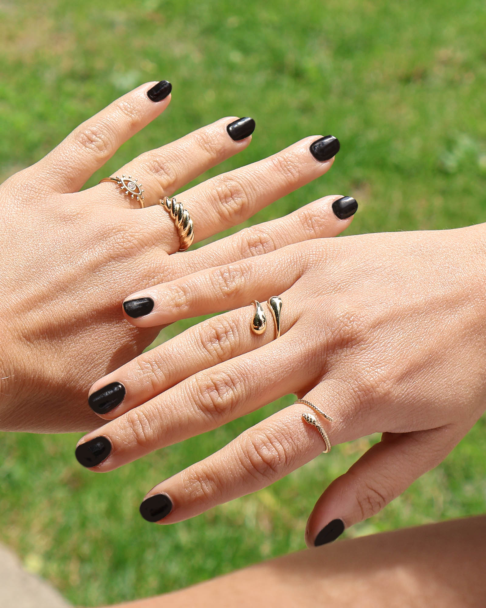 Teardrop Coil Ring