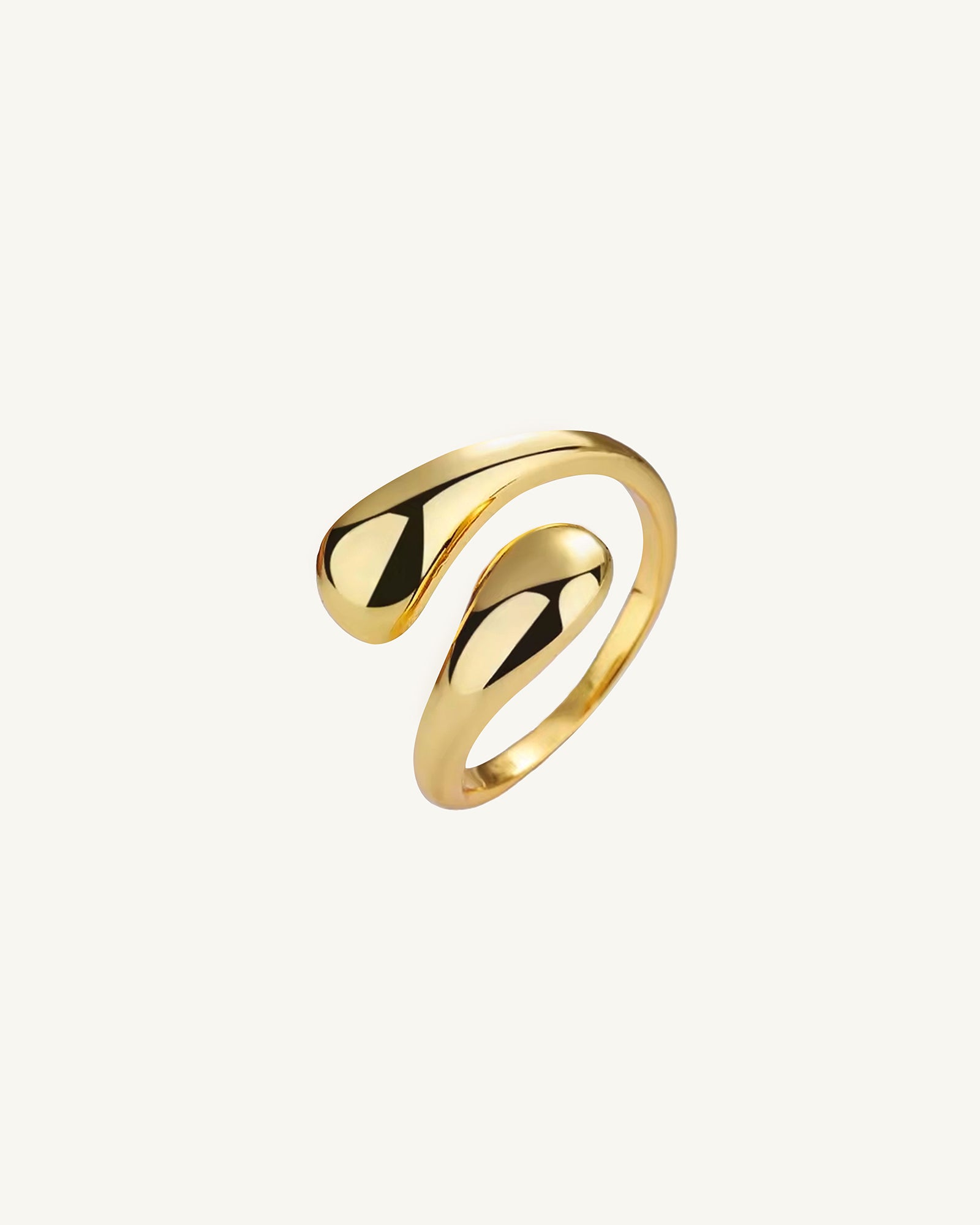 Teardrop Coil Ring