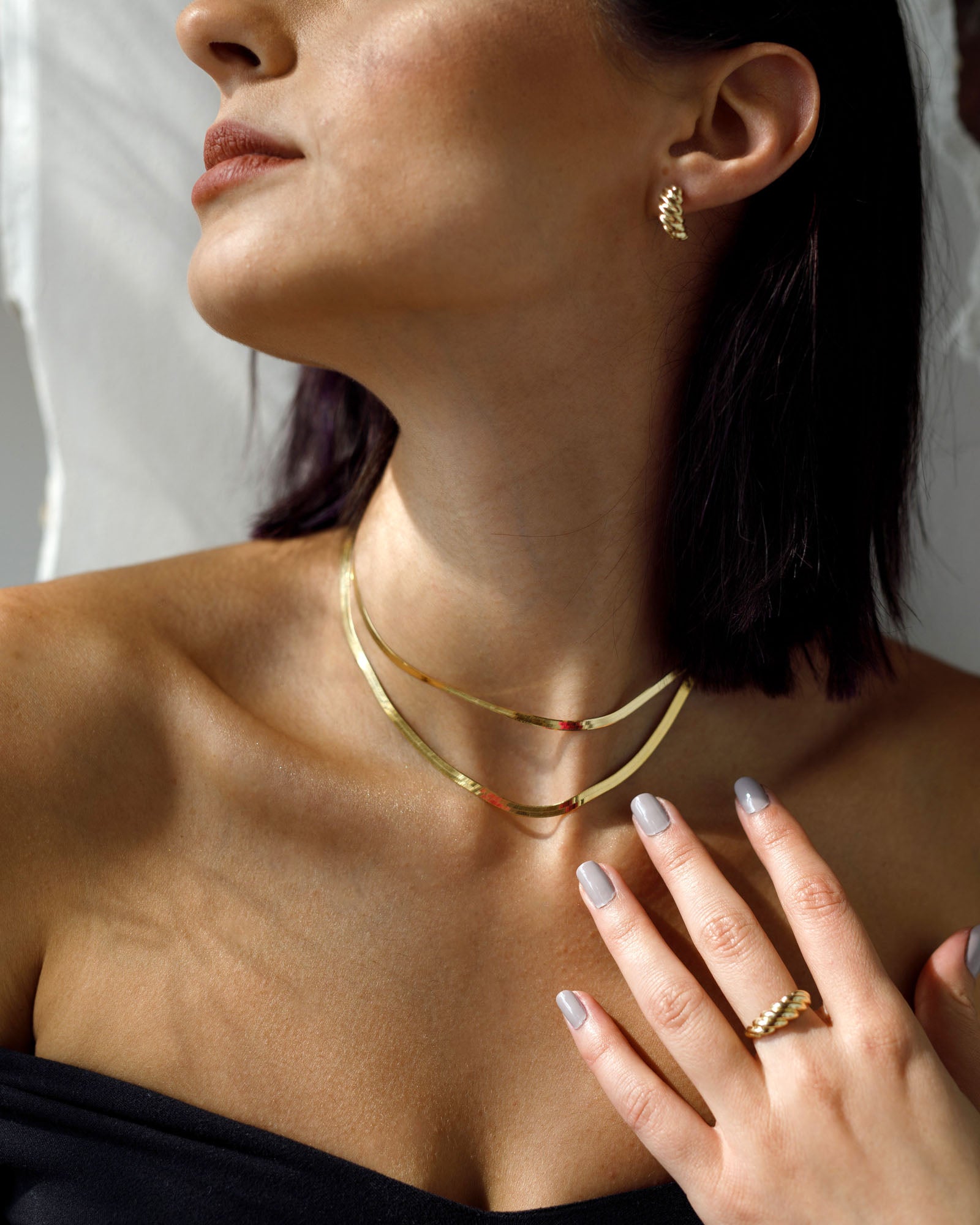 Herringbone Chain Necklace