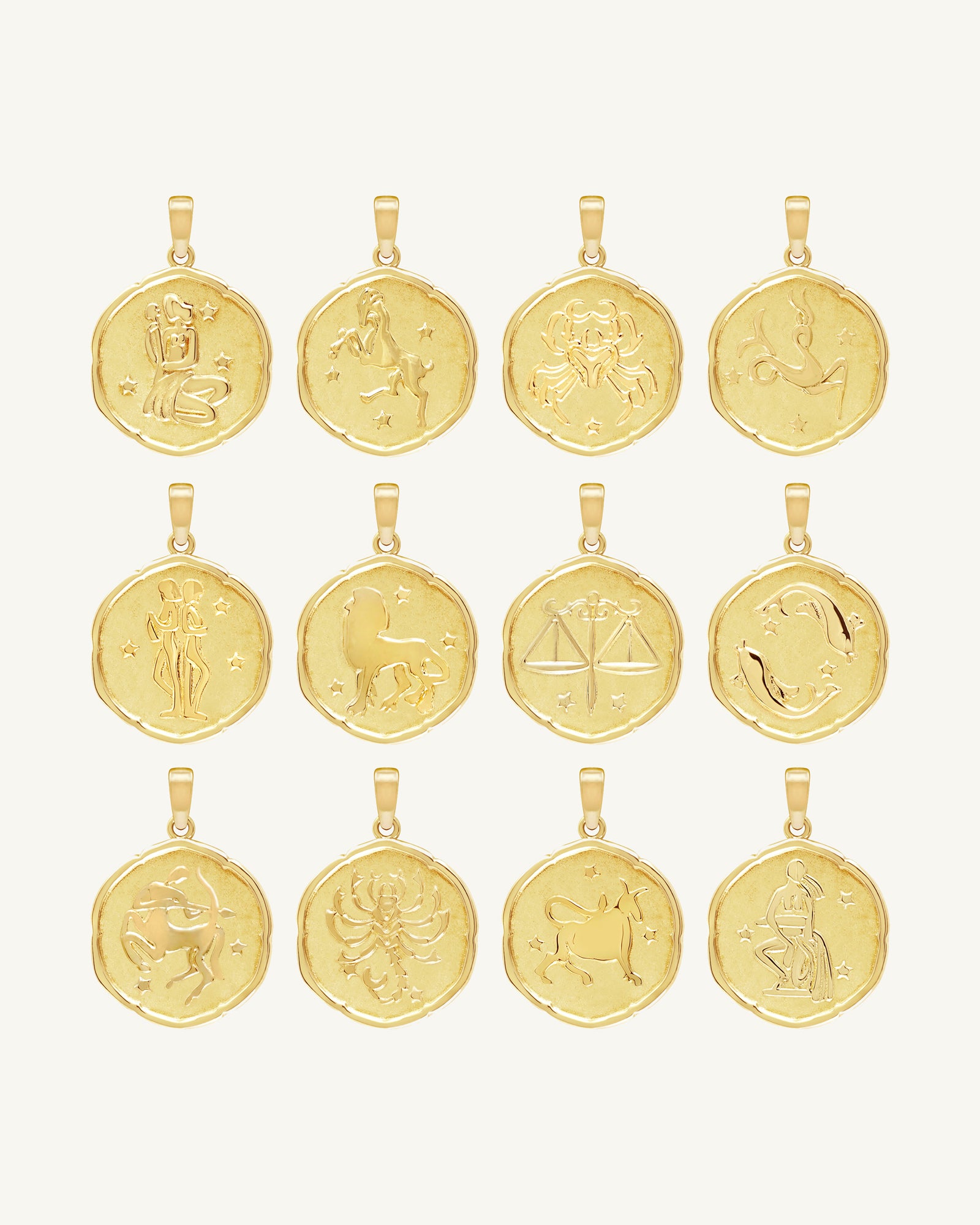Zodiac Coin Pendant