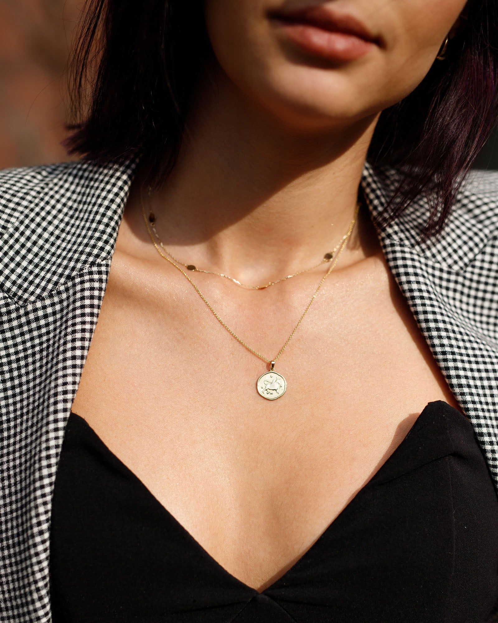 Zodiac Coin Pendant