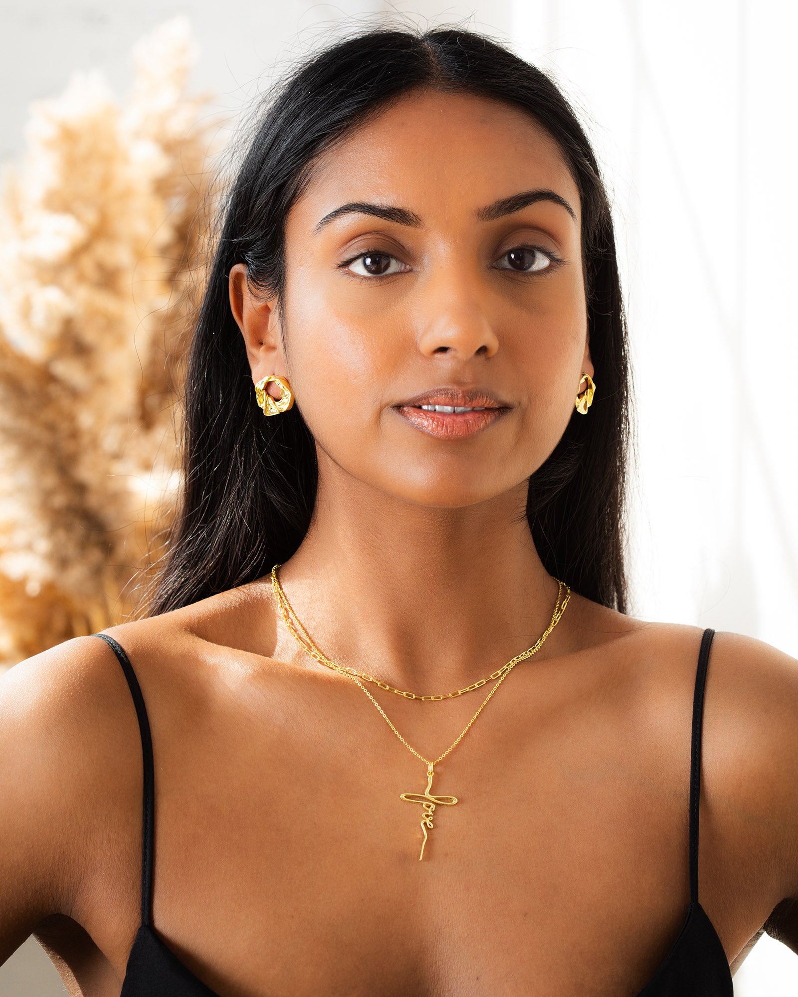 Love Script Pendant Necklace