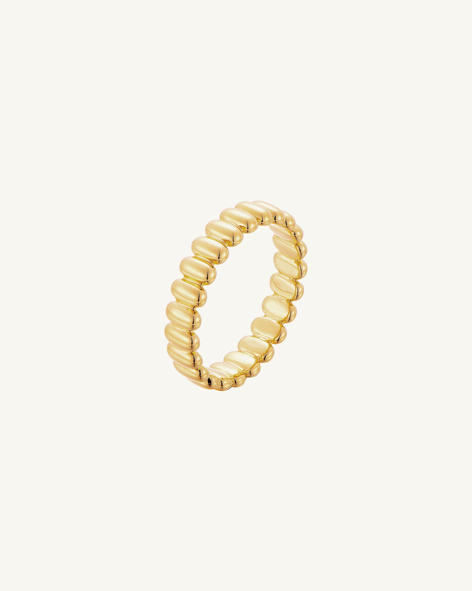 Bold Ribbed Stackable Ring