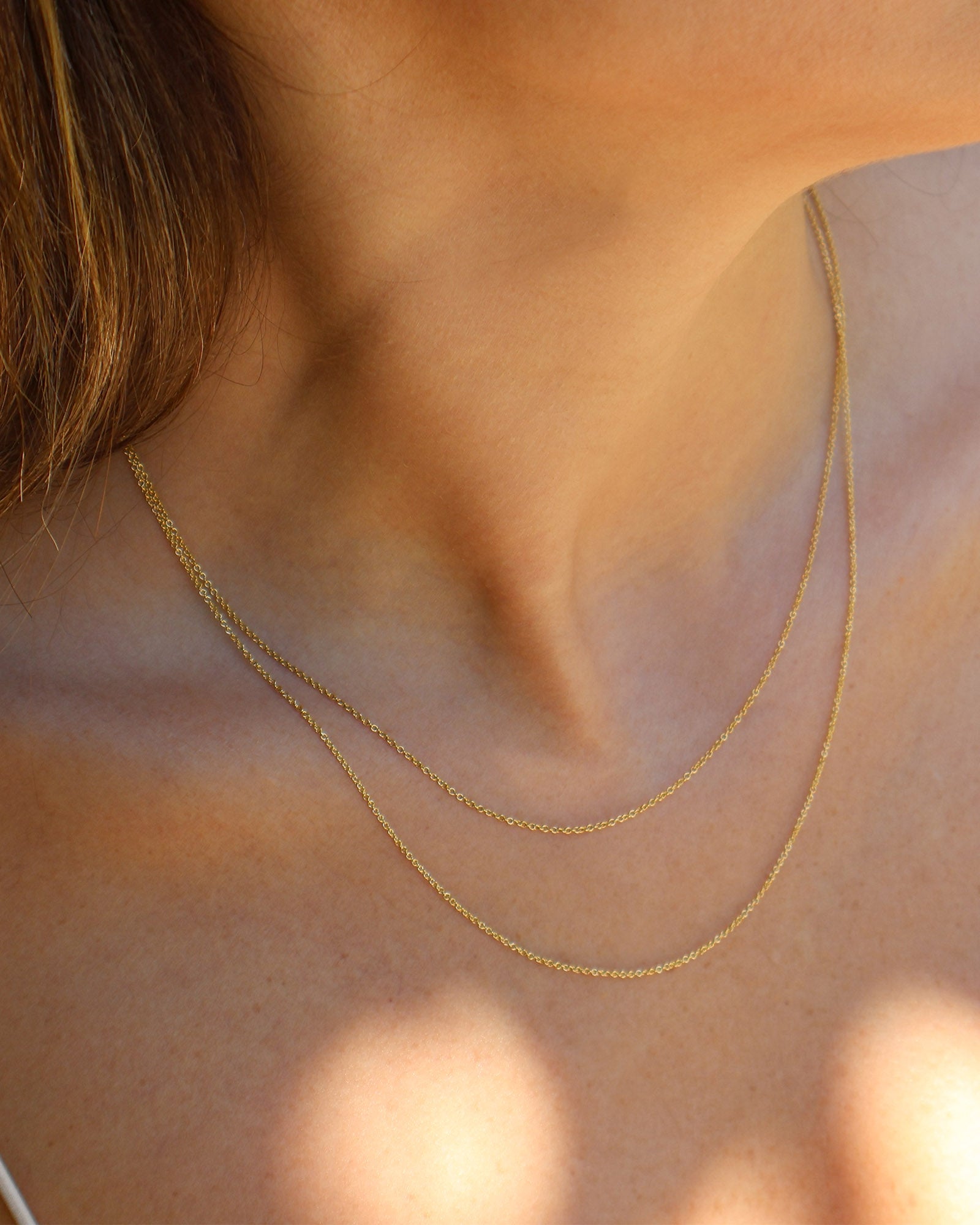 Fine Rolo Chain Necklace