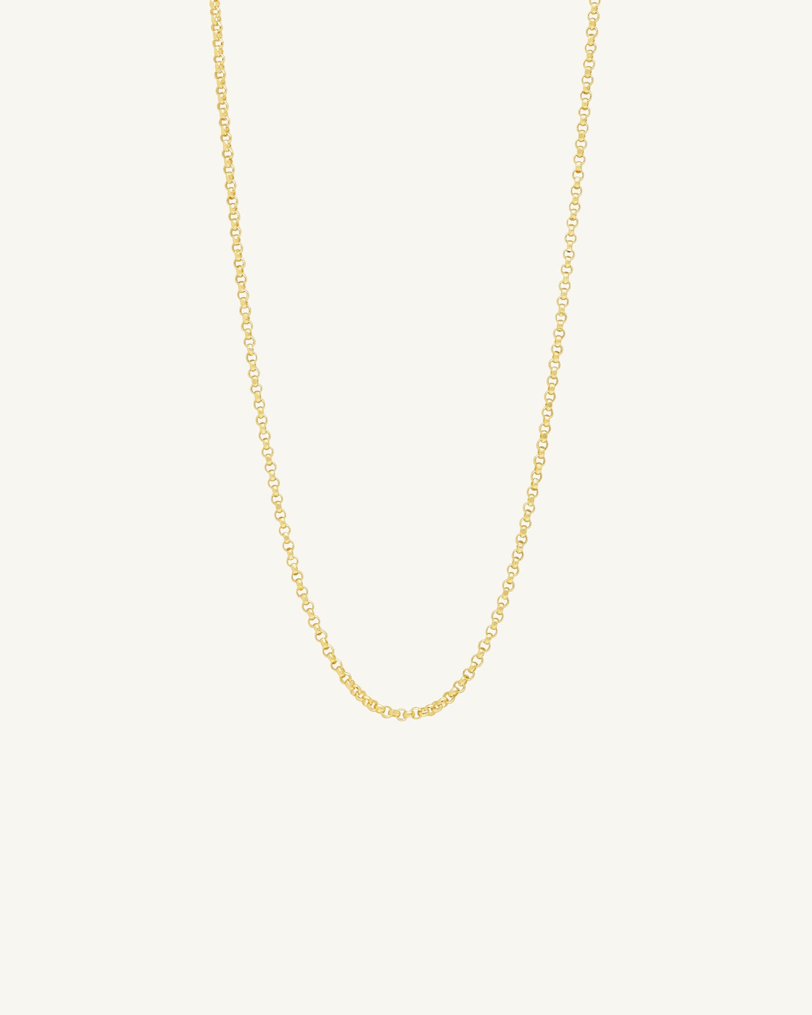 Fine Rolo Chain Necklace