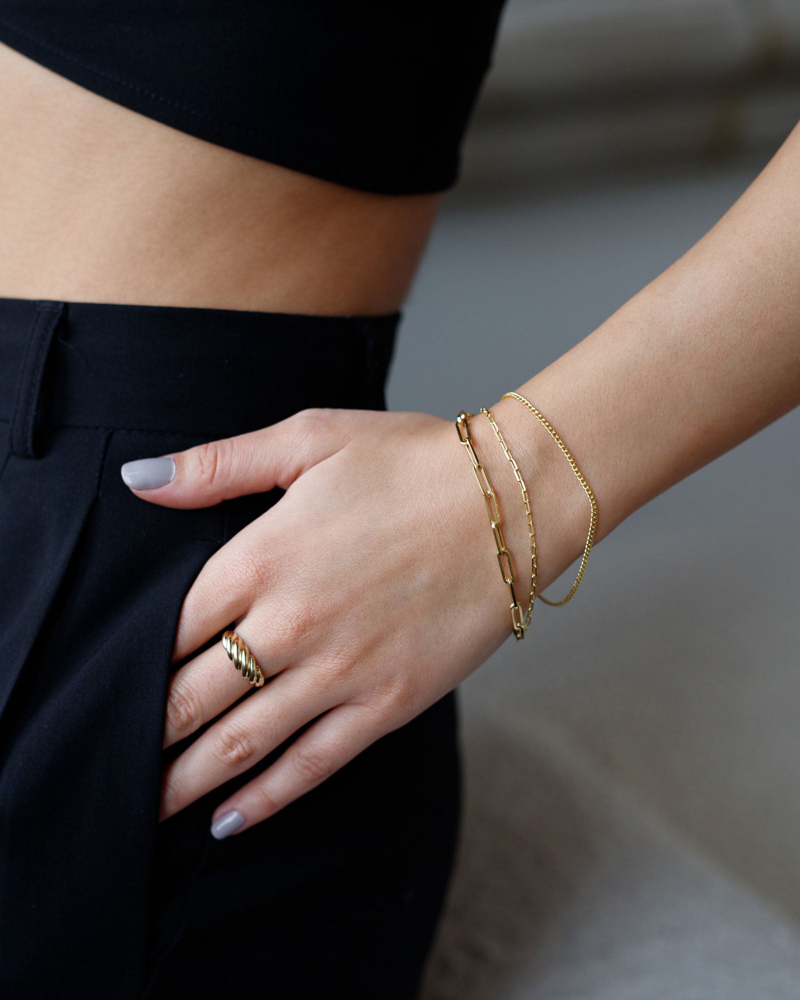 Bold Paperclip Chain Bracelet