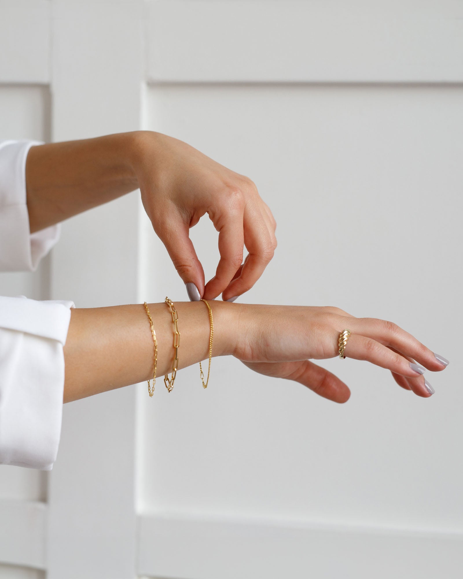 Bold Paperclip Chain Bracelet