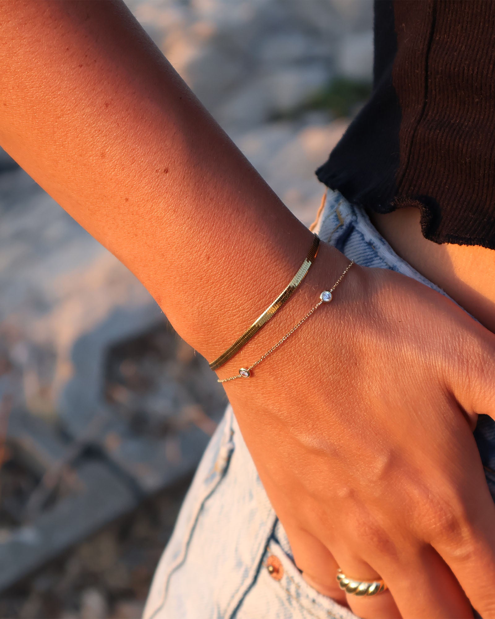 Herringbone Chain Bracelet