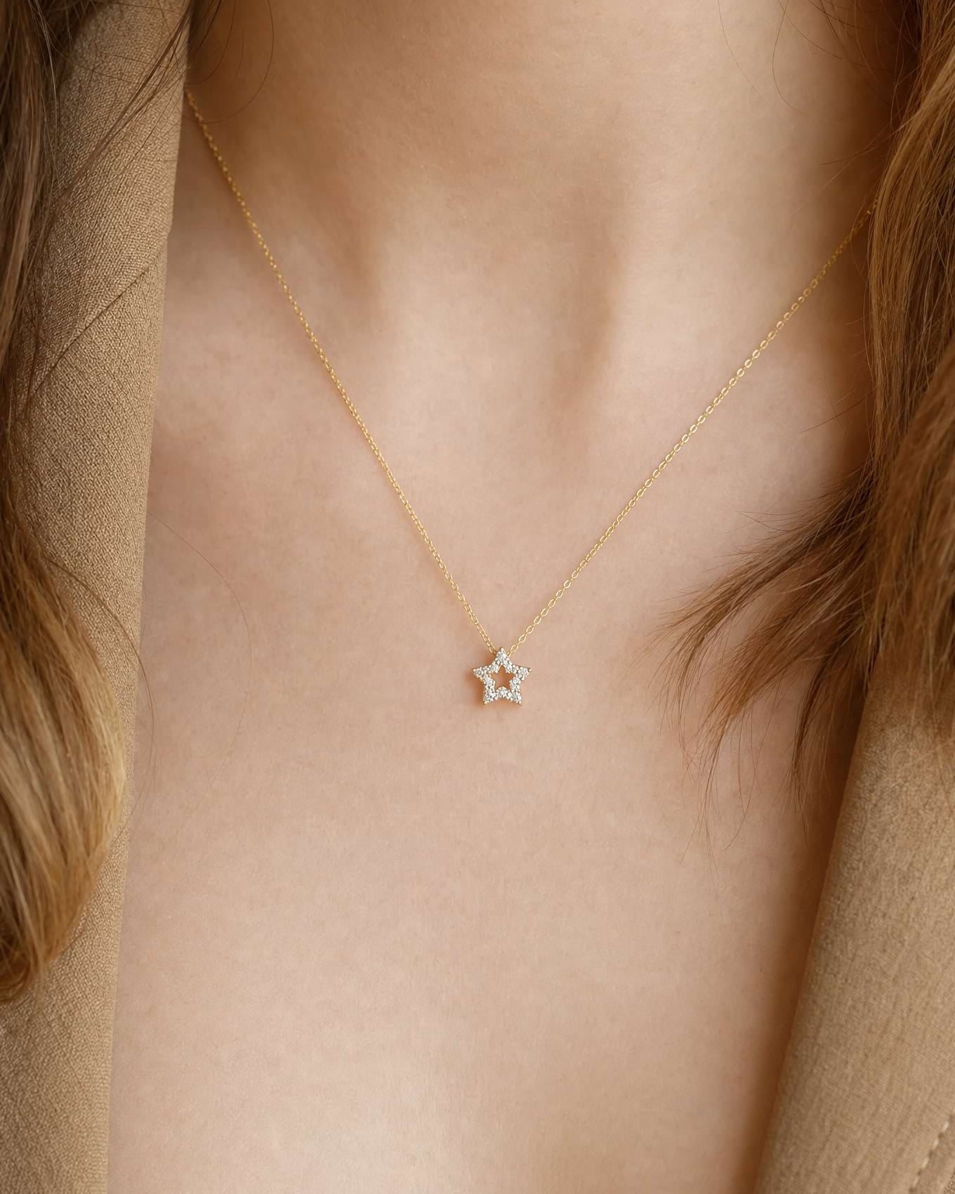 Star Diamond Necklace